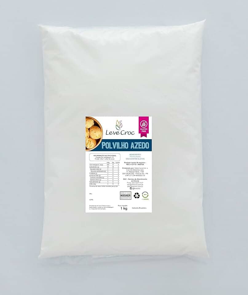 Polvilho Azedo Leve Croc 1kg