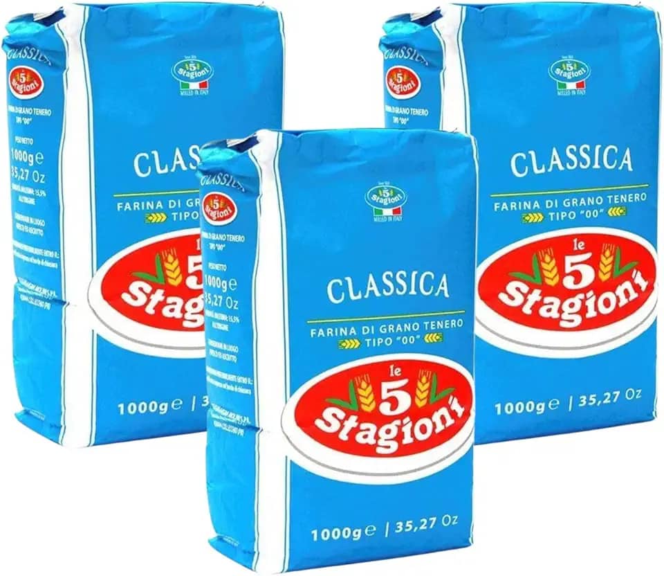 Pack c/ 3 Farinha de trigo 00 Italiana Le 5 Stagioni - Clássica