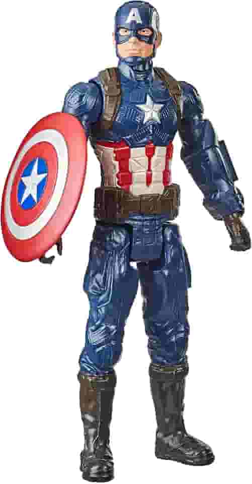 Marvel, Boneco Avengers Capitão América, Azul e Vermelho