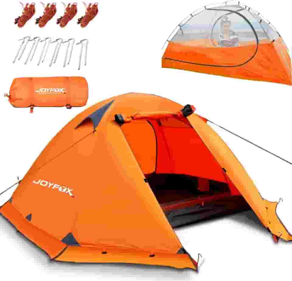 JOYFOX Barraca de Camping 3 Pessoas RAINFLY Alumínio Ultralight Upf 50 Coluna D'água de 3000mm