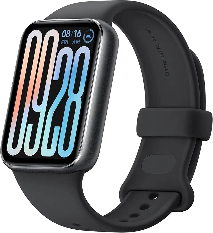XIAOMI Smart Band 9 Pro Pulseira de atividade, até 21 dias, ecrã AMOLED de 1,74", monitorização do sono, modos desportivos de 150, 5ATM, GPS e bússola, App Mi Fitness, preto