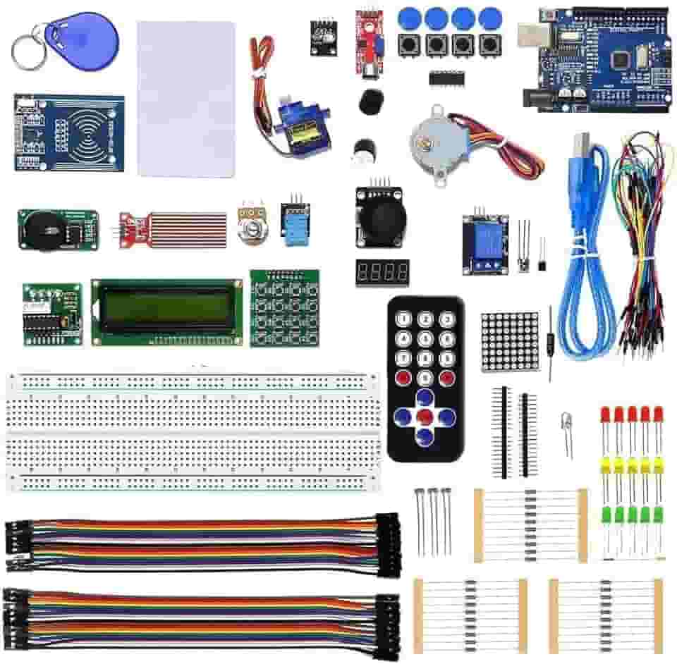 Abacafly Kits de Automação de Nível Básico para Arduino, 200 Peças
