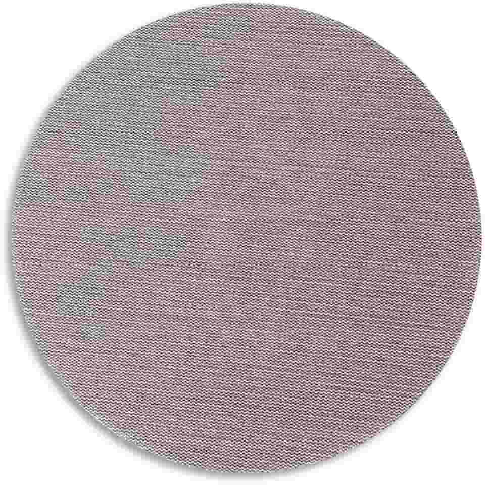 Disco De Lixa Telada Abrasivo 125mm Compel Pacote C/ 6 Unidades Para Lixadeira Orbital P/Massa Corrida Madeira Drywall Profissional Gramatura (GR220)