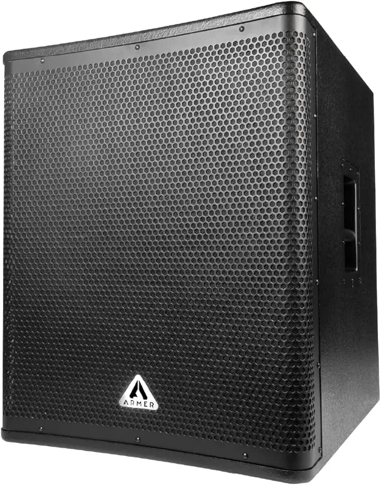 Caixa de Som ARMER EVX18SUB 18" Subwoofer Ativo 600W RMS Profissional para PA