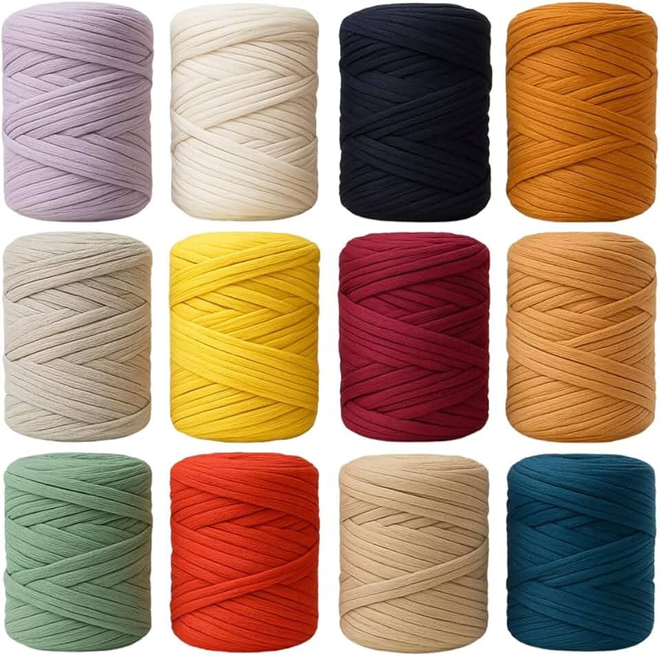 Kit 5 Fio De Malha Ecológico 5kg Residual Para Crochê Colorido 140m Reciclável Ecomalha (5)