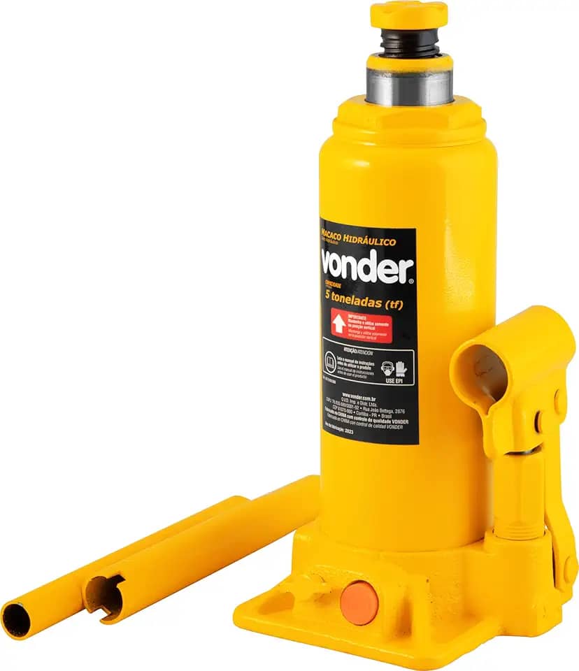 Vonder, Macaco Hidráulico Tipo Garrafa, 5 Toneladas (5 Tf).