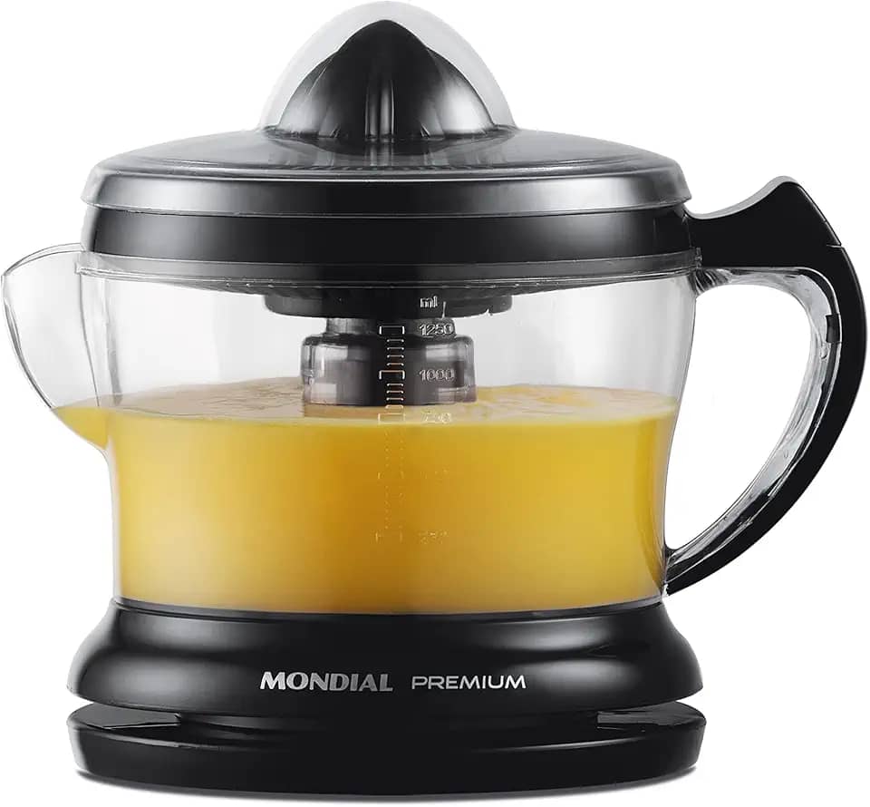 MONDIAL Espremedor Premium, Preto, 30W, 110V - E-02