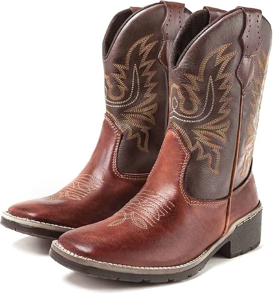 Bota Texana Country Masculina Cano Longo Marrom