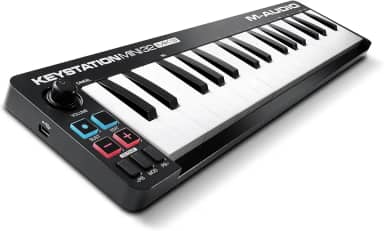 Teclado controlador M-Audio Keystation Mini 32 MK3, USB MIDI com 32 miniteclas