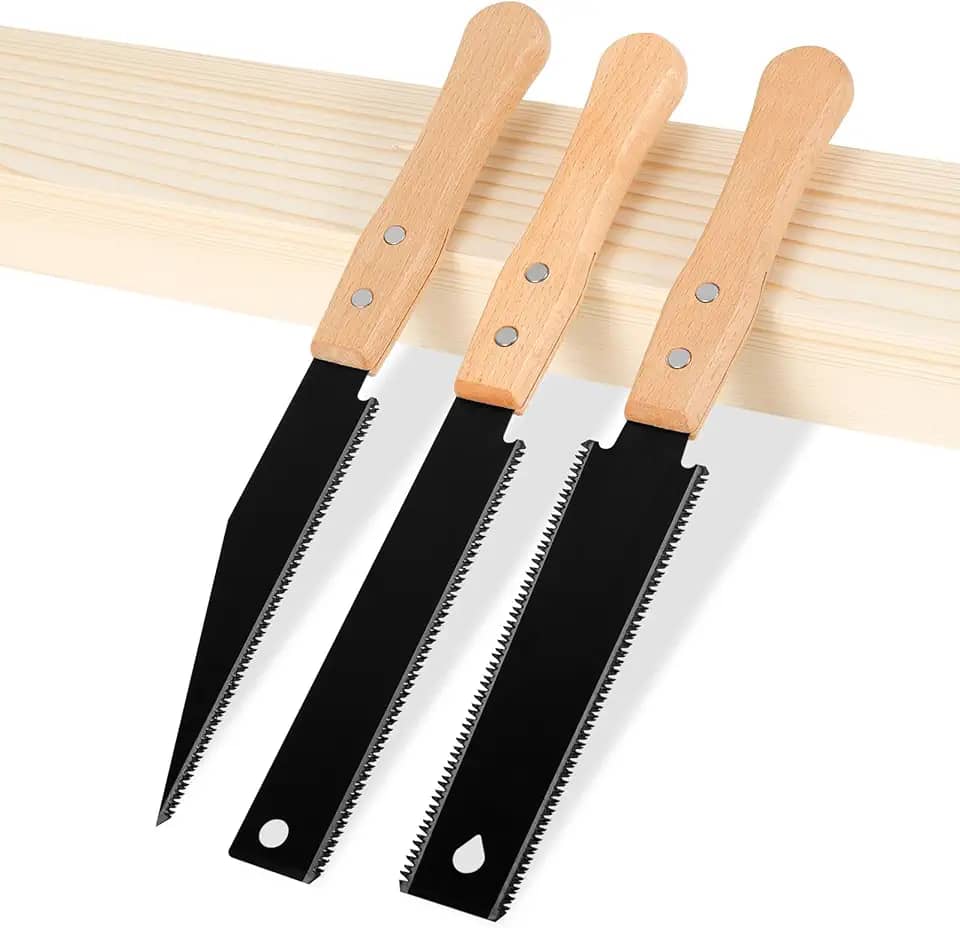 Serra manual japonesa de 30,5 cm - Serra manual de aço manganês 65 preciso e eficiente, lâmina japonesa de corte preciso para marcenaria