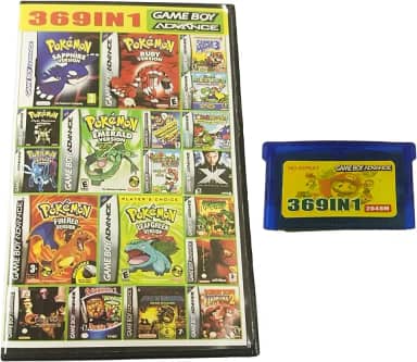 Cartucho Fita 369 Em 1 Game Boy Advance Gba Multi Jogos