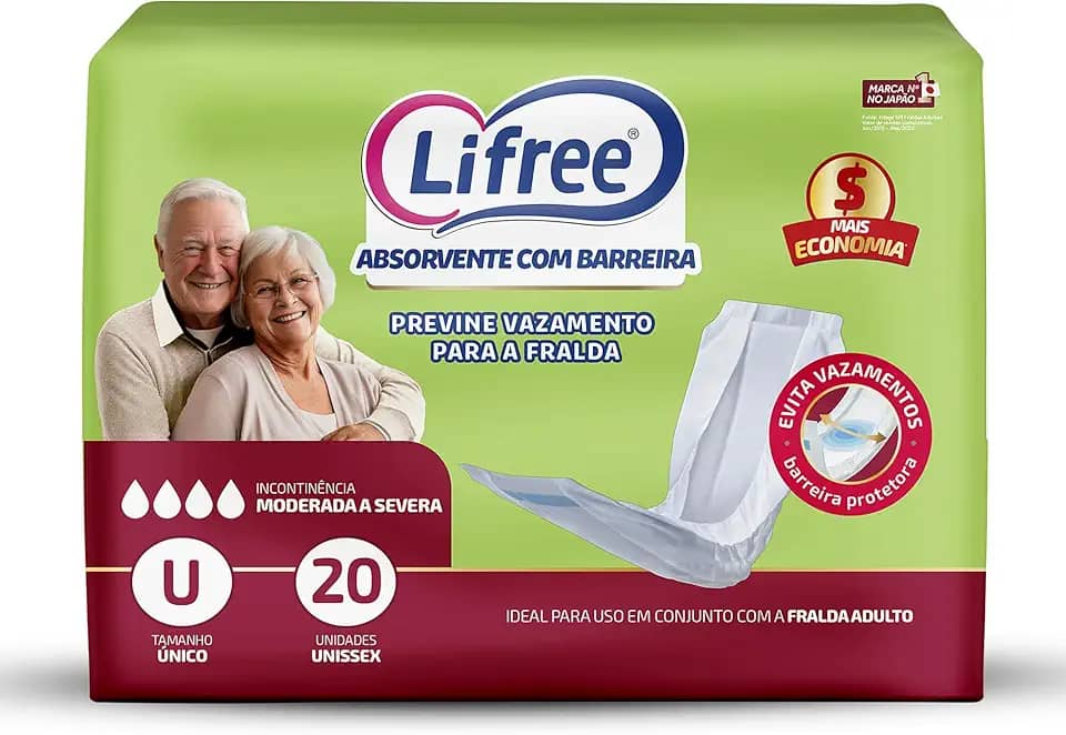 Lifree Absorvente Geriátrico 20 Unidades
