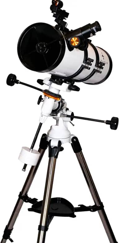 Telescópio Refletor Newtoniano ANDRÔMEDA-2 130mm Uranum EQ3 Astronômico Luneta Para ver Nebulosas Planetas Galáxias Estrelas