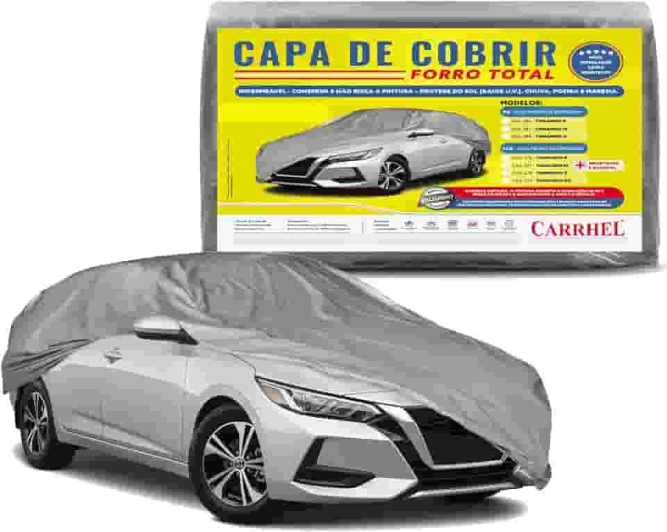 Capa para cobrir carro 100% Forrada e impermeavel - Tamanho M