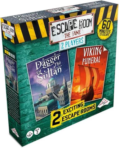 Escape Room The Game –New 2 Player Edition with 2 New Exciting Games | Solve The Mystery Board Game for Adults and Teens