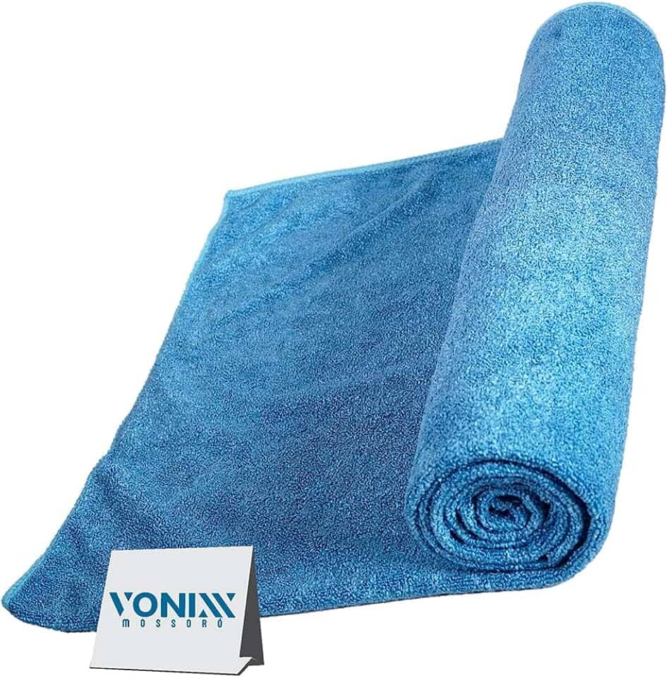 vonixx Toalha de Microfibra para Secagem Ultra 70 x 120cm 400GSM 80% Poliéster 20% Poliamida