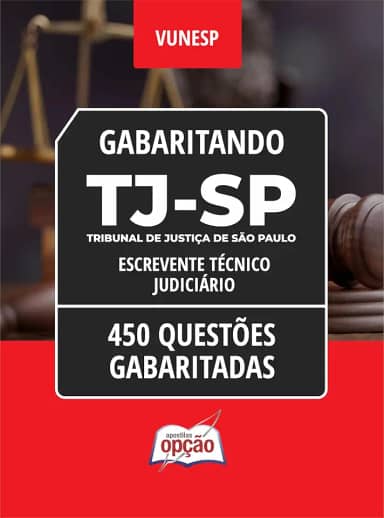 Caderno Tj-sp - Escrevente Técnico Judiciário - 450 Questões Gabaritadas