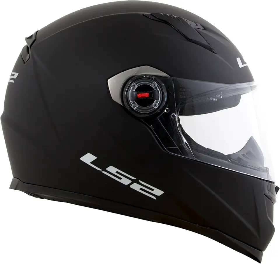 Capacete Ls2 Ff358 Monocolor Preto Fosco 56/S