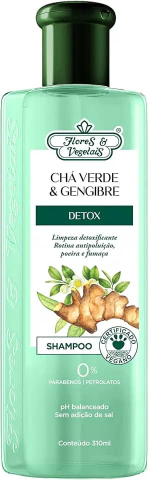 Flores e Vegetais Shampoo Detox Capilar 310Ml E Vegetais