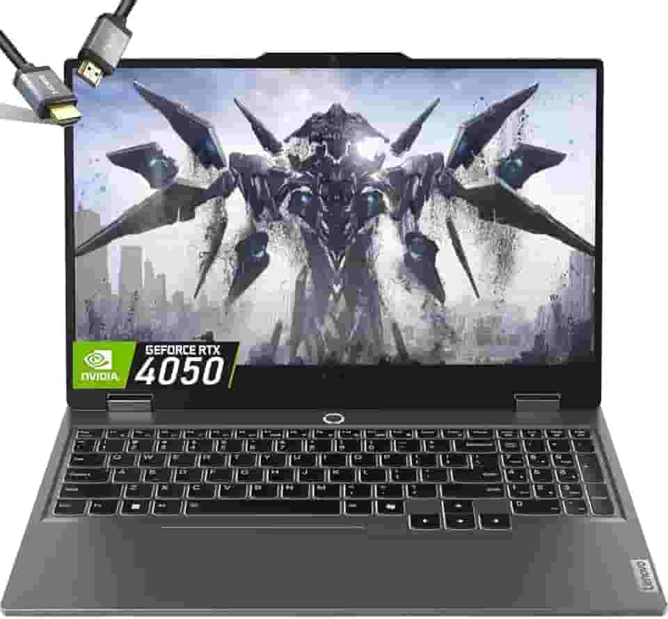 Lenovo - Laptop para jogos LOQ RTX 4050-AMD Ryzen 5 7235HS - Tela IPS FHD de 15,6 G-SYNC - 64 GB RAM -SSD PCIe de 2 TB -Windows 11 - Teclado retroiluminado - Gamer Computadora Portátil
