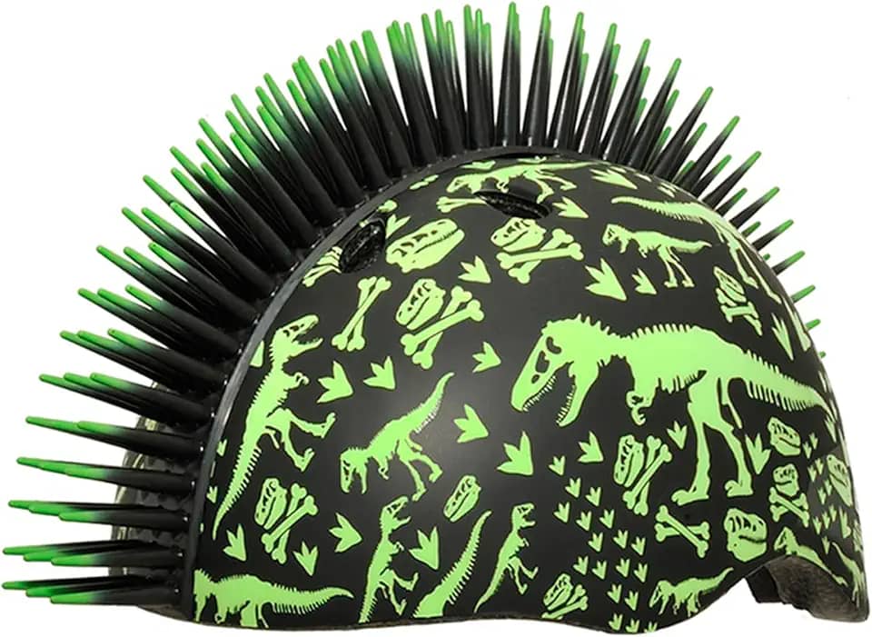 Capacetes Raskullz Mohawk para crianças a partir de 3 anos