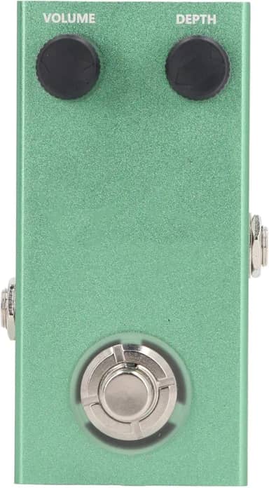 RiToEasysports Pedal de Guitarra, Processador de Efeito Vibrato de Liga de Alumínio Com Controle de Botão para Desempenho de Guitarra Elétrica