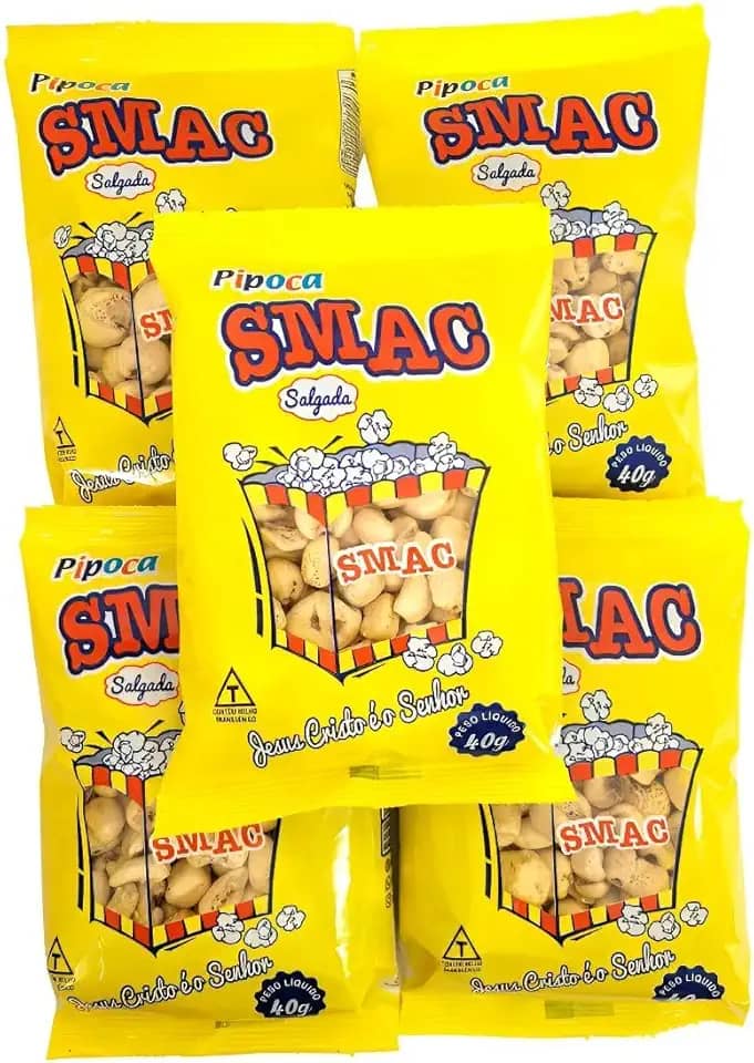 Pipoca Smac Salgada 40g c/10 unidades