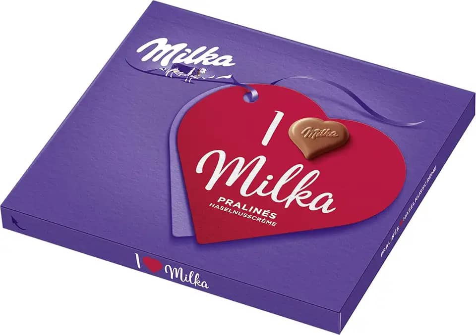 Milka Bombom Recheado I Love Nuss Nougat 110G