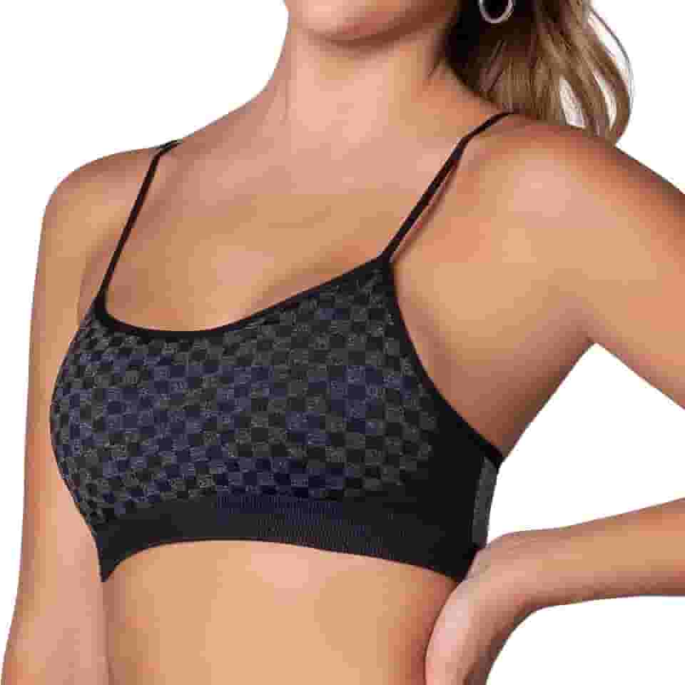 Top Academia Feminino Bojo Removível Sem Costura Selene Fit