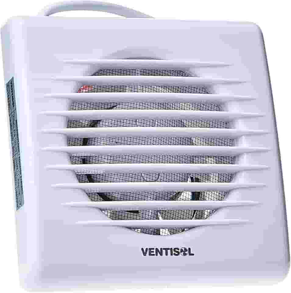 Microventilador/Exaustor para Banheiro, Branco, 100mm, 127v, Ventisol