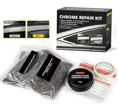 XTryfun Restaurador e Protetor de Polimento de Metal, Limpador e Polidor de Cromo para Carros, Remove Oxidação e Descoloração de Metal, Alumínio, Aço Inoxidável, Latão, Cromo e Muito Mais