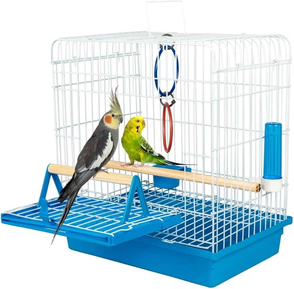 JEL PLAST GAIOLA CALOPSITA JÚNIOR - AZUL, PEQUENO