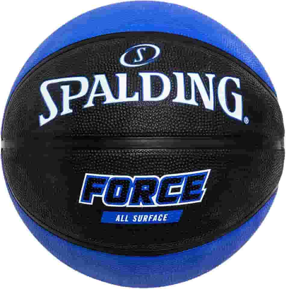 Bola Basquete Spalding Force, preto e azul, 7