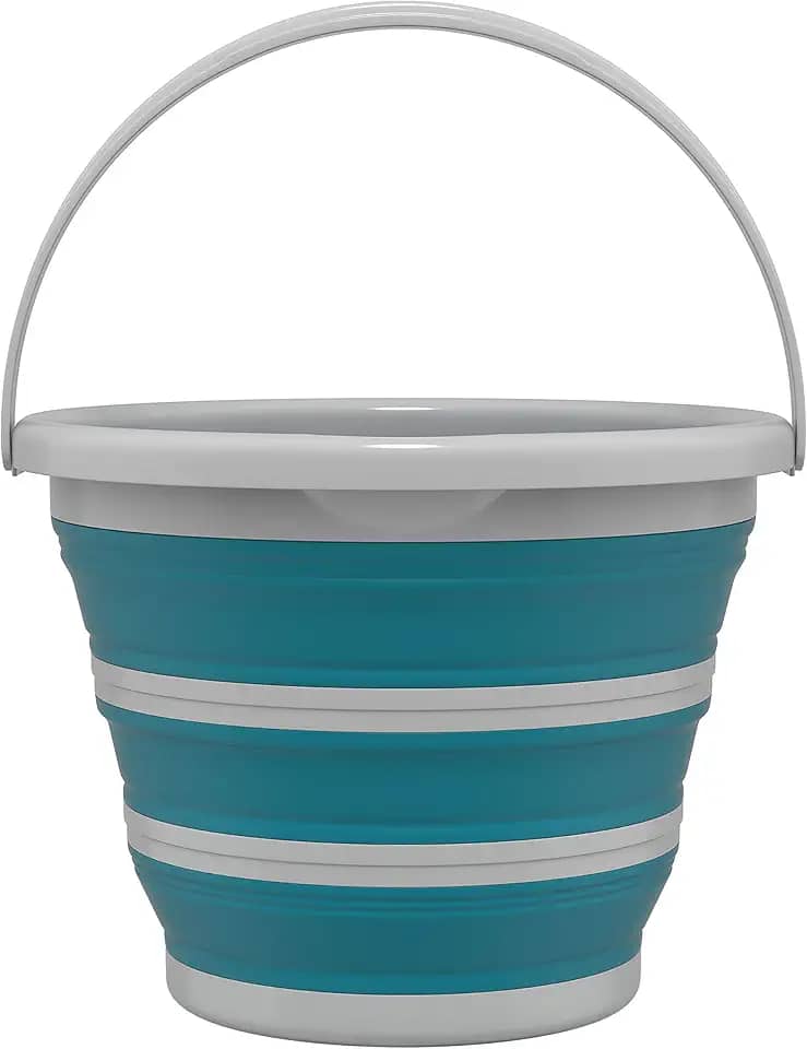 Balde 10 litros Retrátil Verde Esmeralda, RET3505, Flash Limp