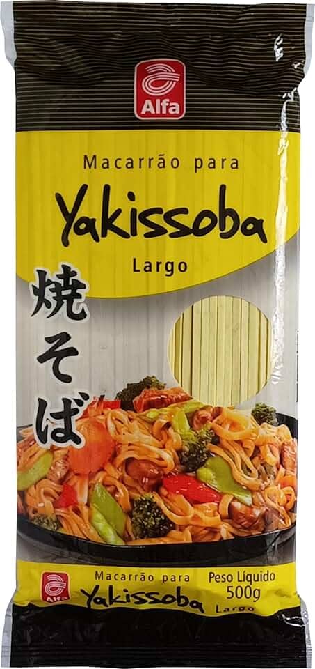 Macarrão Yakissoba Largo Alfa 500g