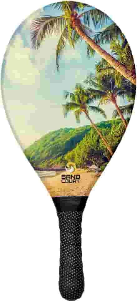 Raquete de Frescobol Profissional Fibra de Vidro Sand Court - Praia