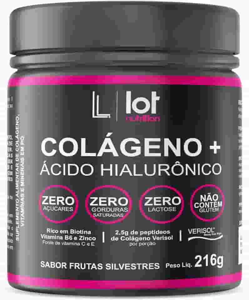 Colágeno Verisol 216gr Pó Sabor Frutas Silvestres Pele Cabelo Unhas Vitalidade