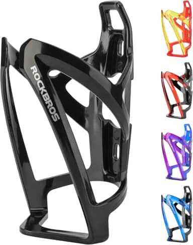 ROCKBROS Suporte de garrafa de água para bicicleta ultraleve durável gaiolas de garrafa de bicicleta com ferramenta de parafusos, suporte universal de copo de bicicleta para bicicletas de estrada MTB..