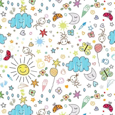 Papel Presente Bobina Couche 40Cm Mod 154 Riscos E Rabisco Bo-100Mts 108795