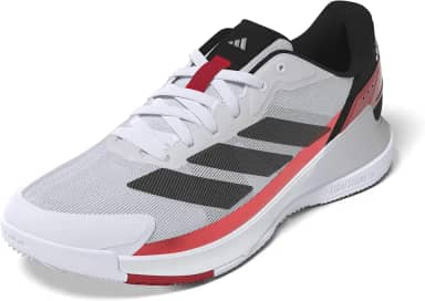 Tênis masculino Crazyquick Lightstrike Padel, Branco/preto/vermelho lúcido, 42