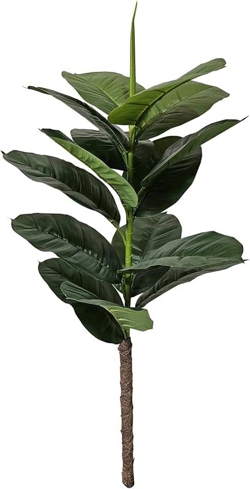 Planta Artificial Ficus Lyrata Grande Sem Vaso Decoração Para Sala (Lyrata Verde)