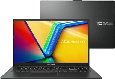 Notebook ASUS VivoBook Go 15, AMD RYZEN 5 7520U, 8GB, 512GB SSD, KeepOS, Tela 15,6' FHD, Mixed Black - E1504FA-NJ732