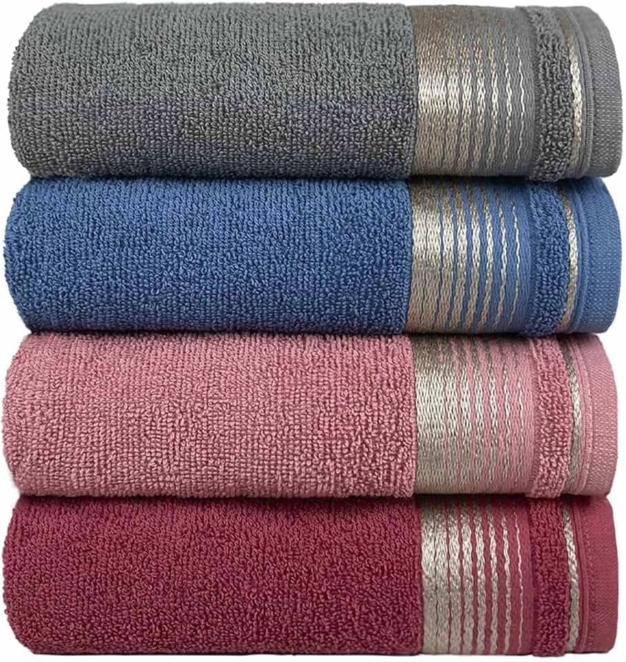 Kit 4 Toalhas de Banho Banhão Gigante Berlim 75x150cm - (KIT 1)