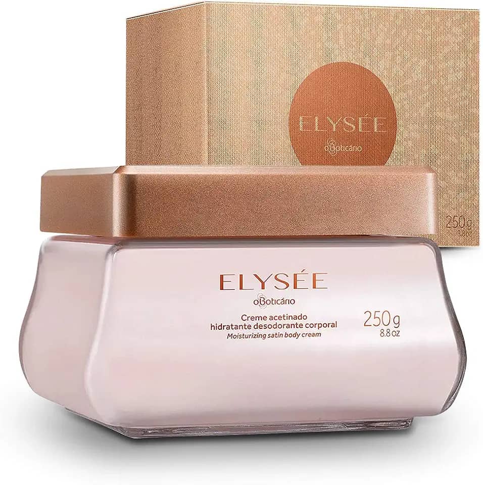 O BOTICARIO ELYSEE CREME ACETINADO HIDRATANTE CORPORAL 250g