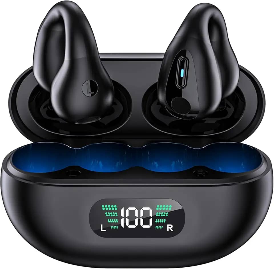 Fone De Ouvido Bluetooth Condução Óssea À Prova D'água Para Esportivo Academia Aptidão de Condução óssea Adequada Para Corrida