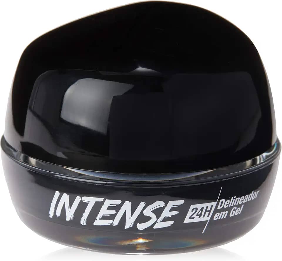 Intense 24H Delineador Gel Blackout, Rk By Kiss, Preto