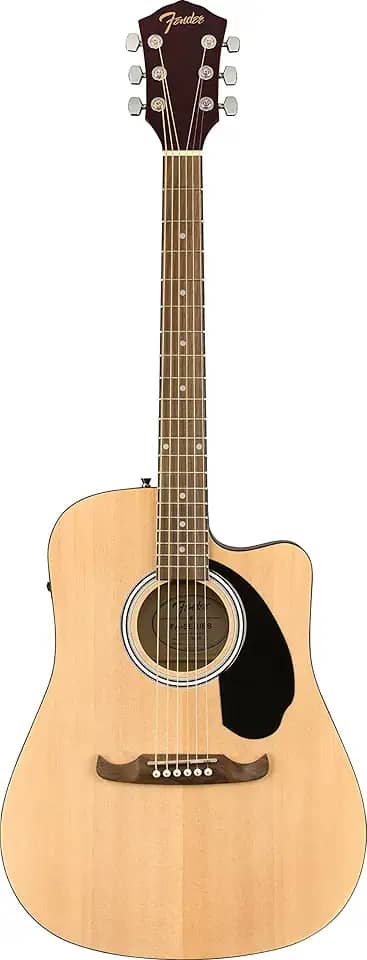 Fender Guitarra elétrica acústica Dreadnought FA-125CE, natural