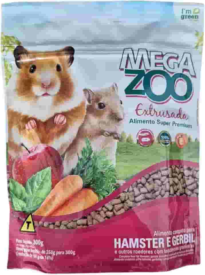 Ração Megazoo Extrusada Hamster e Gerbil 300g