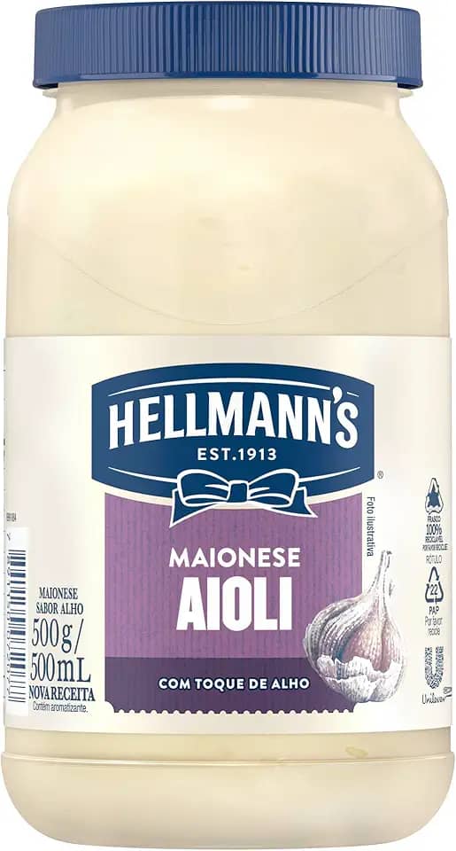 Hellmann´s Hellmanns Maionese Aioli 500G