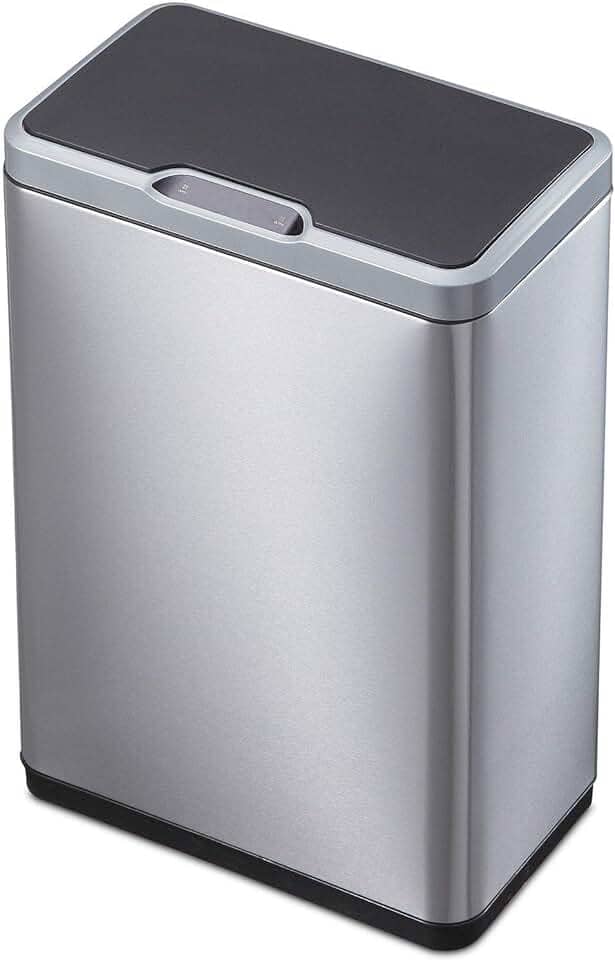 Lixeira Automática 50 Litros Inox Com Sensor